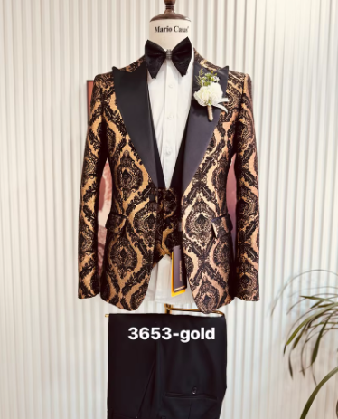 MENS SET 008  Luxury Handcrafted Single Breasted Tuxedo for Wedding Groom Prom Party Wear British Style Custom 3 Piece Set Jacket Vest Pants